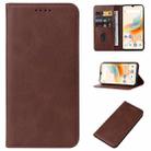 For UMIDIGI A15 / A15C Magnetic Closure Leather Phone Case(Brown) - 1