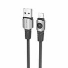 BOROFONE BU47 2.4A USB to 8 Pin Data Cable, Length: 1.2m(Black) - 1