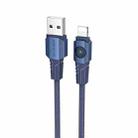 BOROFONE BU47 2.4A USB to 8 Pin Data Cable, Length: 1.2m(Blue) - 1