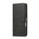 LC.IMEEKE Calf Texture Horizontal Flip Leather Case For iPhone 17(Black) - 2