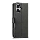 LC.IMEEKE Calf Texture Horizontal Flip Leather Case For iPhone 17(Black) - 3