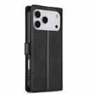 LC.IMEEKE Calf Texture Horizontal Flip Leather Case For iPhone 17 Pro(Black) - 3