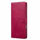 LC.IMEEKE Calf Texture Horizontal Flip Leather Case For iPhone 17 Pro(Red) - 2