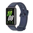 For Samsung Galaxy Fit 3 Mijobs Silicone Watch Band(Midnight Blue+Black) - 1