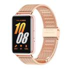 For Samsung Galaxy Fit 3 Mijobs Milan Buckle Metal Watch Band(Rose Gold) - 1