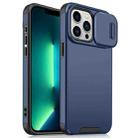 For iPhone 13 Pro Max Sliding Camshield TPU + PC Phone Case(Blue) - 1
