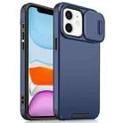 For iPhone 11 Sliding Camshield TPU + PC Phone Case(Blue) - 1