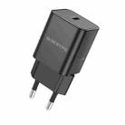 BOROFONE BN13 PD30W Type-C Charger, EU Plug(Black) - 1