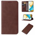 For Honor 90 GT Magnetic Closure Leather Phone Case(Brown) - 1