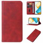 For Honor 90 GT Magnetic Closure Leather Phone Case(Red) - 1