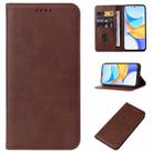 For Honor Play 50 Plus Magnetic Closure Leather Phone Case(Brown) - 1