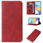 For Honor Play 50 Plus Magnetic Closure Leather Phone Case(Red) - 1