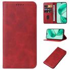 For Honor X8b Magnetic Closure Leather Phone Case(Red) - 1