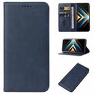 For Honor X50 GT Magnetic Closure Leather Phone Case(Blue) - 1