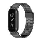 For Xiaomi Mi Band 8 Mijobs GT4 Bamboo Buckle Metal Watch Band(Black) - 1