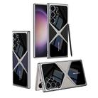 For Samsung Galaxy S25 Ultra 5G GKK Leather Electroplating Supersonic Speed Shockproof Phone Case(Black) - 2