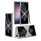 For Samsung Galaxy S25 Ultra 5G GKK Leather Electroplating Supersonic Speed Shockproof Phone Case(Carbon Fibre) - 2