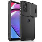 For Motorola Moto G Power 5G 2023 Sliding Camshield TPU + PC Phone Case(Black) - 1