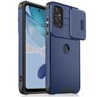 For Motorola Moto G 5G 2023 Sliding Camshield TPU + PC Phone Case(Blue) - 1