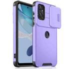 For Motorola Moto G 5G 2023 Sliding Camshield TPU + PC Phone Case(Purple) - 1