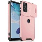 For Motorola Moto G 5G 2023 Sliding Camshield TPU + PC Phone Case(Pink) - 1