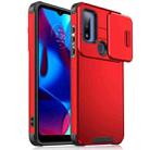 For Motorola Moto G Pure/G Power 2022 Sliding Camshield TPU + PC Phone Case(Red) - 1