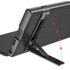 For Samsung Galaxy S25 Ultra 5G GKK Triumph Ultra-Thin Flip Leather Case without Pen(Black) - 3