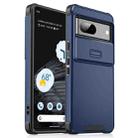 For Google Pixel 7 Sliding Camshield TPU + PC Phone Case(Blue) - 1