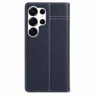 For Samsung Galaxy S25 Ultra 5G GEBEI Top-grain Horizontal Flip Leather Phone Case(Blue) - 3