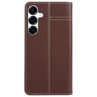 For Samsung Galaxy S25+ 5G GEBEI Top-grain Horizontal Flip Leather Phone Case(Brown) - 3