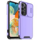For Samsung Galaxy A23 5G Sliding Camshield TPU + PC Phone Case(Purple) - 1