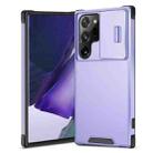 For Samsung Galaxy Note20 Ultra Sliding Camshield TPU + PC Phone Case(Purple) - 1