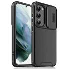 For Samsung Galaxy S21 5G Sliding Camshield TPU + PC Phone Case(Black) - 1