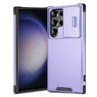 For Samsung Galaxy S23 Ultra 5G Sliding Camshield TPU + PC Phone Case(Purple) - 1