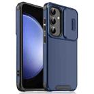 For Samsung Galaxy S23 FE 5G Sliding Camshield TPU + PC Phone Case(Blue) - 1