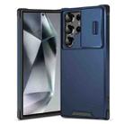 For Samsung Galaxy S24 Ultra 5G Sliding Camshield TPU + PC Phone Case(Blue) - 1