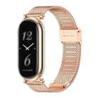 For Xiaomi Mi Band 8 Mijobs GT4 Milan Buckle Metal Watch Band(Rose Gold) - 1