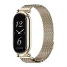 For Xiaomi Mi Band 8 / 9 / 9 NFC Mijobs GT4 Milan Magnetic Metal Watch Band(Light Gold) - 1