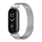 For Xiaomi Mi Band 8 / 9 / 9 NFC Mijobs GT4 Milan Magnetic Metal Watch Band(Silver) - 1