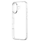 For iPhone 16 Plus ZGA Clear TPU Shockproof Phone Case(Transparent) - 1