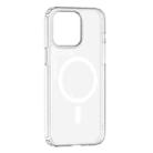 For iPhone 15 Pro ZGA Magsafe Clear PC Hybrid TPU Phone Case(Transparent) - 1