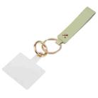 Multifunctional Phone Case Lanyard Mobile Phone Leather Keychain Pendant(Green) - 1