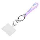 Multifunctional Phone Case Lanyard Mobile Phone Colorful Keychain Pendant(Purple) - 1