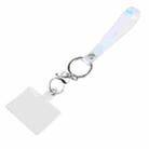 Multifunctional Phone Case Lanyard Mobile Phone Colorful Keychain Pendant(White) - 1