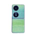 For Huawei P50 Pocket Illusory Color Leather Texture PC Phone Case(Green) - 1