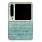For Huawei Pura X Illusory Color Leather Texture PC Phone Case(Green) - 1
