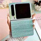 For Huawei Pura X Illusory Color Leather Texture PC Phone Case(Green) - 2