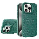 For iPhone 15 Pro Max Hollow Cooling Lens Holder MagSafe Magnetic TPU Phone Case(Green) - 1