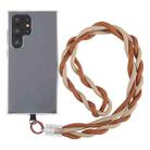 Universal Mobile Phone Anti-lost Twists Long Lanyard(Brown) - 1