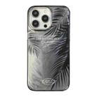 For iPhone 15 Pro Max Illustration Pattern Radiation Design Full Coverage Shockproof Phone Case(Frond) - 1